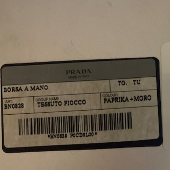 Prada Moro Bag Paprika Color - Picture 4 of 5